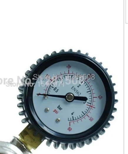 

Low Pressure Regulator Gauge, 0 ~ 4 Bar, 0 ~ 60 PSI, Right Hand Thread - 1/4"NPT, Co2 Regulator Replacement