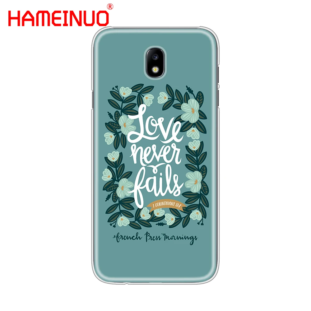 HAMEINUO тексты Библии Филиппины чехол для телефона Samsung Galaxy J3 J5 J7 2017 J527 J727 J327 J330 J530 J730