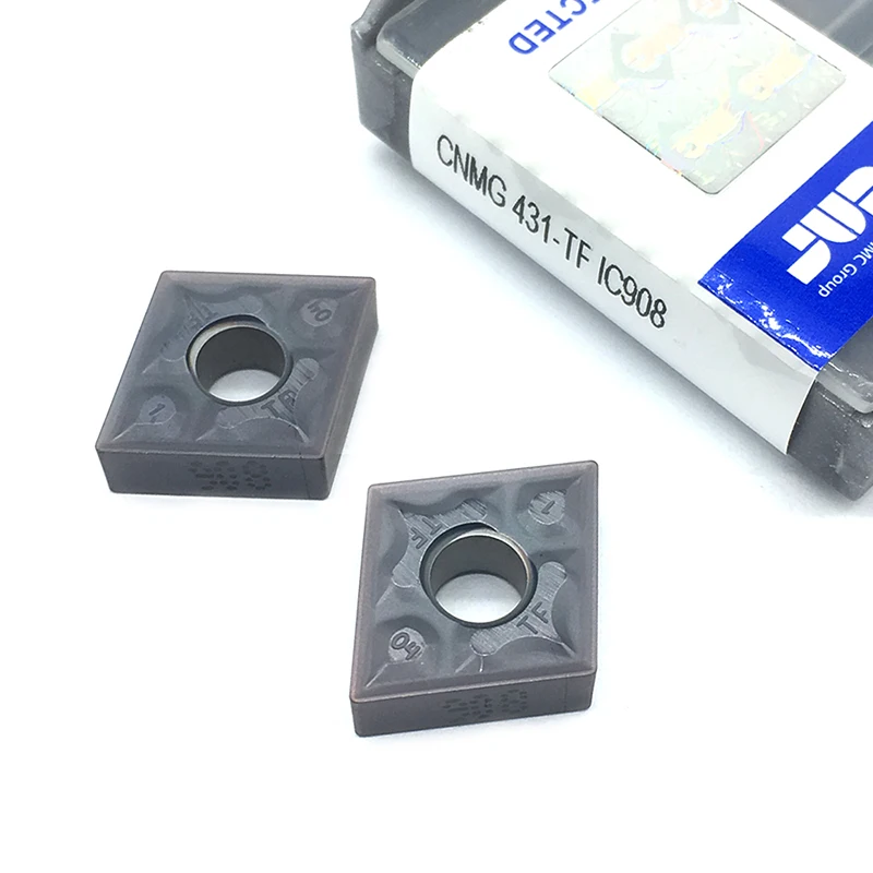 

10pcs CNMG120404 TF IC908 Carbide cutters cnmg 120404 Insert face mill Lathe CNC tools tools internal Turning Tool