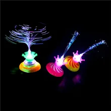 MYPANDA креативная красочная Корона волоконно-оптический мигающий музыкальный Волчок peg-top Электрический отличный гироскоп на спиннинг дети НЛО игрушки детские подарки