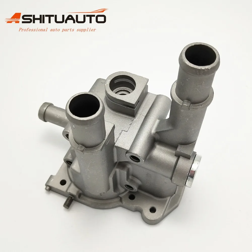 Aluminum Engine Cooling Thermostat Housing Cover with Sensor For Chevrolet Cruze Epica Opel Astra Vectra96984103 96817255