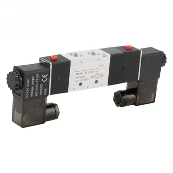 

DC 12V BSP 1/4 Solenoid Valve Normally 3 Position 5 Way Pneumatic Solenoid Valve 0.15-0.8MPa 4V230-08P