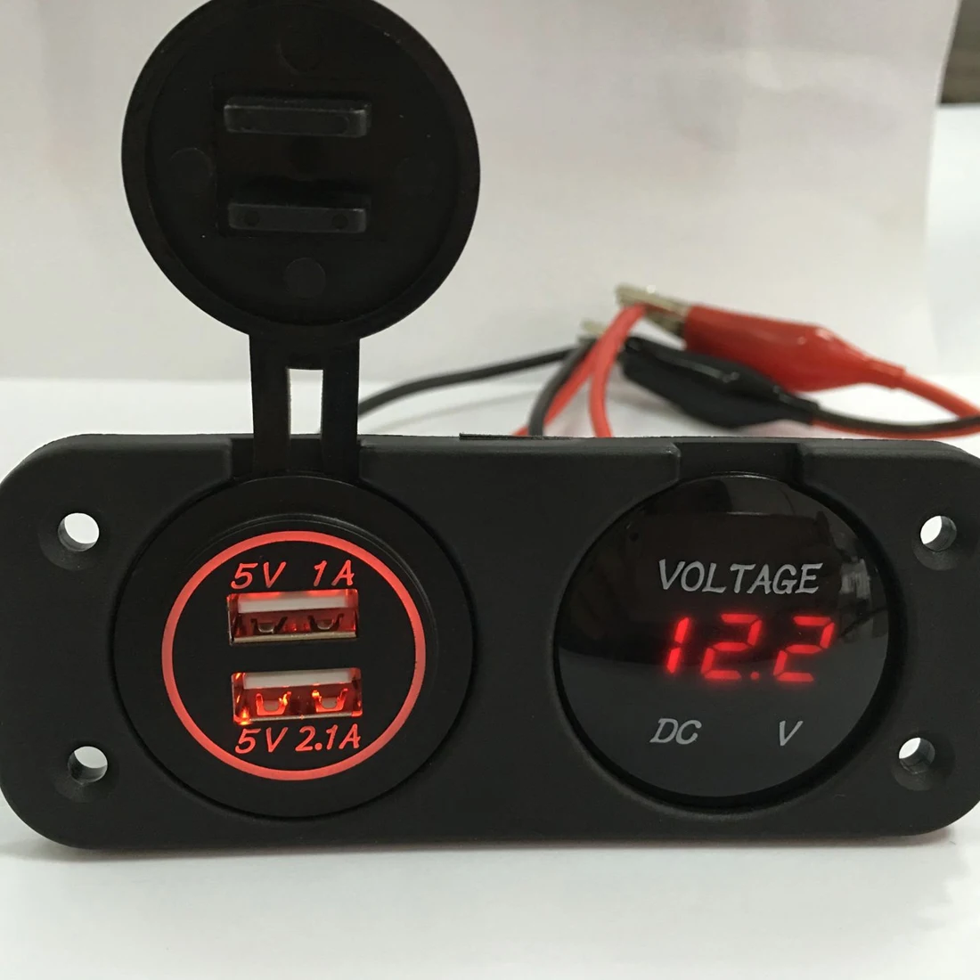 

Display Voltmeter Best Quality Car Motorcycle DC12V-24V LED Panel Digital Voltage Meter