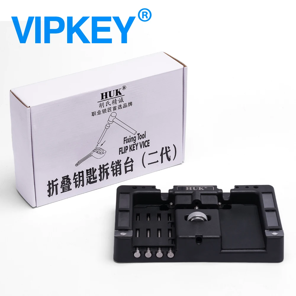 Goedkoop HUK Key Fixing Tool Flip Key Vice van Flip key Pin Remover voor Slotenmaker Tool