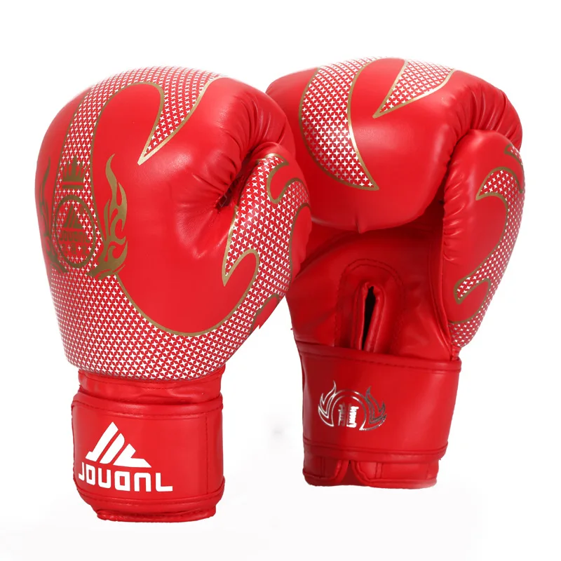 Men PU Leather Boxing Gloves Mitts Mitten MMA Muay Thai Training Fighting Hand Protector