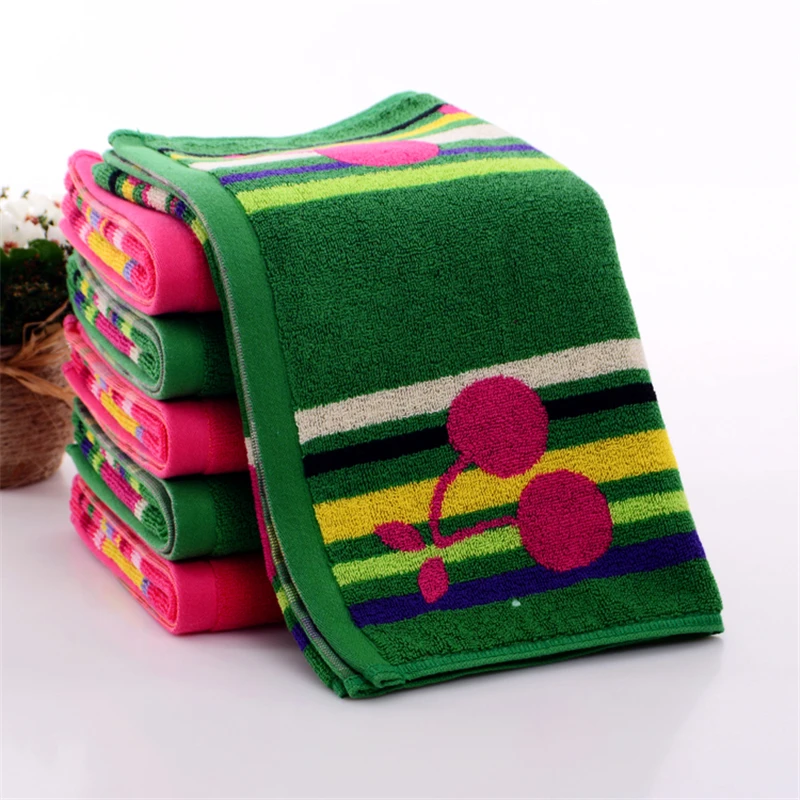 Dandelion Jacquard Face Towels Cotton Super Absorbent Soft Terry Towel