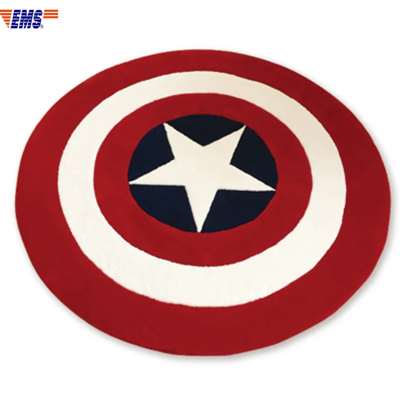 

New Arrival Avengers:Infinity War Captain America Shield Round Carpet Fashion Living Room Bedroom Swivel Chair Cushion X1008