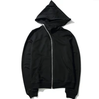 New Hoodies Men zipper Cardigan harajuku black sweatshirts hip hop swag style skateboard streetwear Cloak Hooded jacket coat - Image 2