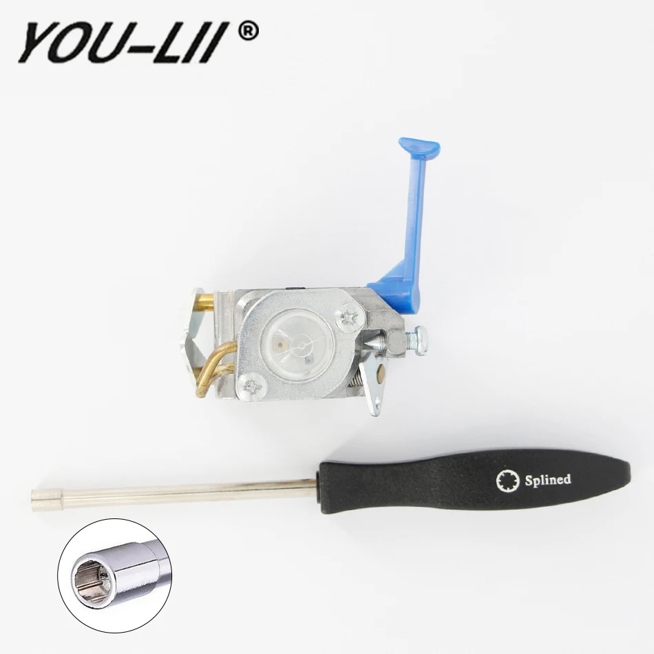 

YOULII Brand New For Husqvarna Carburetor 545081848 545130001 for ZAMA C1Q-W40A Fits 128C 128L 128LD 128R 128RJ With Splined7