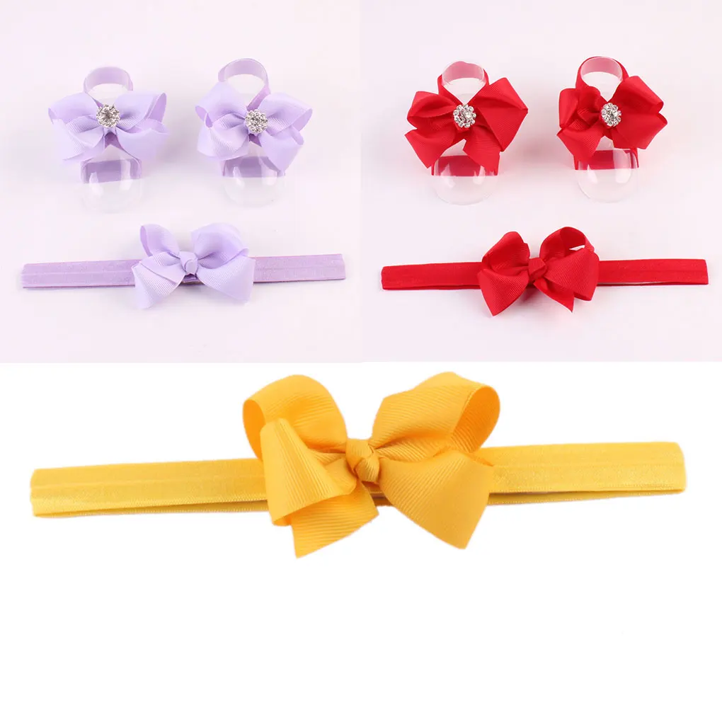 

2019 New Baby Foot Flower Elastic Anklets Infant Barefoot Sandals Newborn Flower Socks Cover Foot Accessories