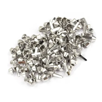 

100Pcs Flat Head Rivets Spikes Stud DIY Punk Bag Belt Leathercraft 10mm E2shopping Best Sale-WT