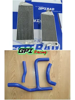 

FOR Suzuki RMZ250 RMZ 250 Aluminum Radiator + BLUE Y hose 2010 2011 2012 10 11 12
