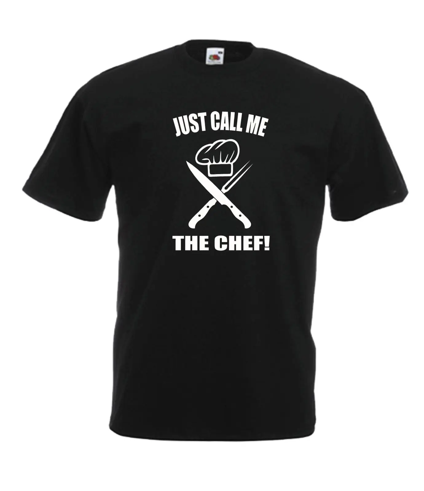 Мужская и женская футболка с надписью CALL ME THE CHEF | одежда