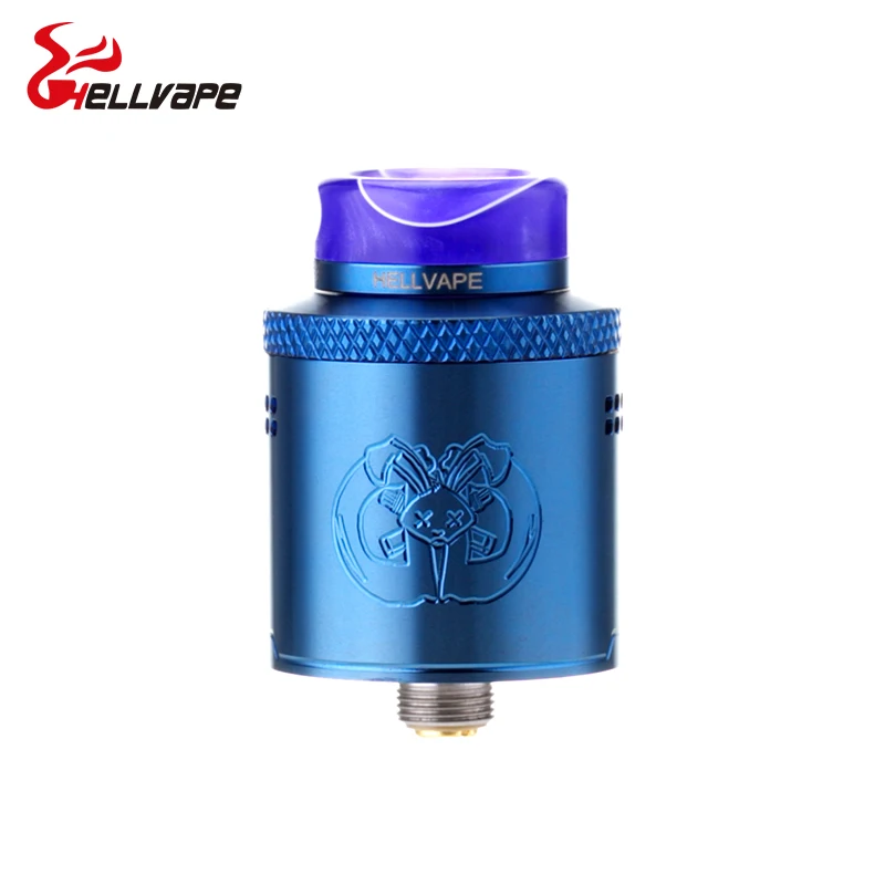 Электронные сигареты Hellvape Drop Dead 24 мм RDA с смолы Driptip один/двойной катушки строит для Aegis mod против dead rabbit rda