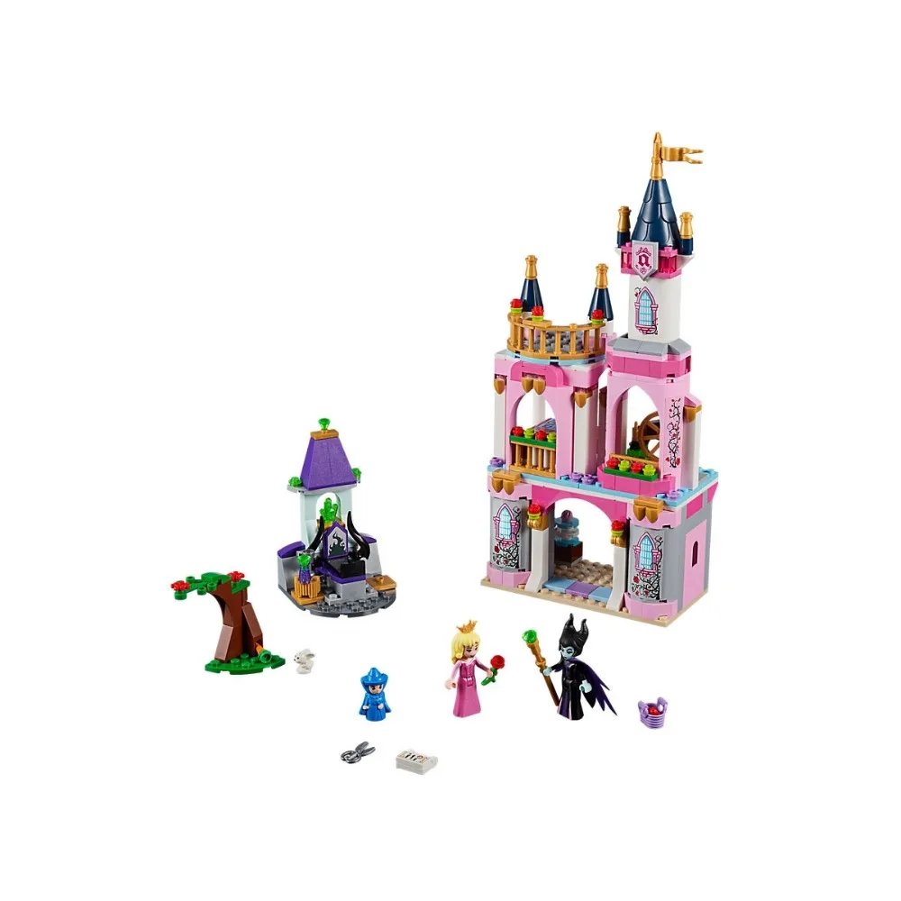 

Friends Building Blocks Compatible Legoe Disneys Princess41152 toys for children Sleeping Beauty's Fairytale Castle Bricks