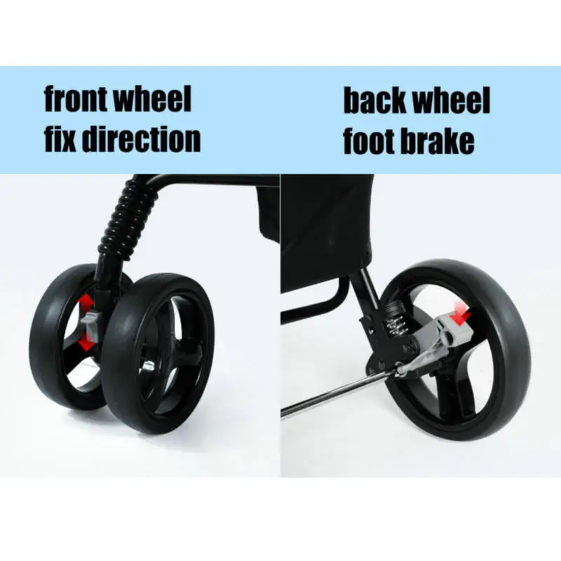 Двойная коляска с передние и задние сиденья, складная двойная коляска с хорошей амортизацией, портативная детская коляска с колеса из пенорезины