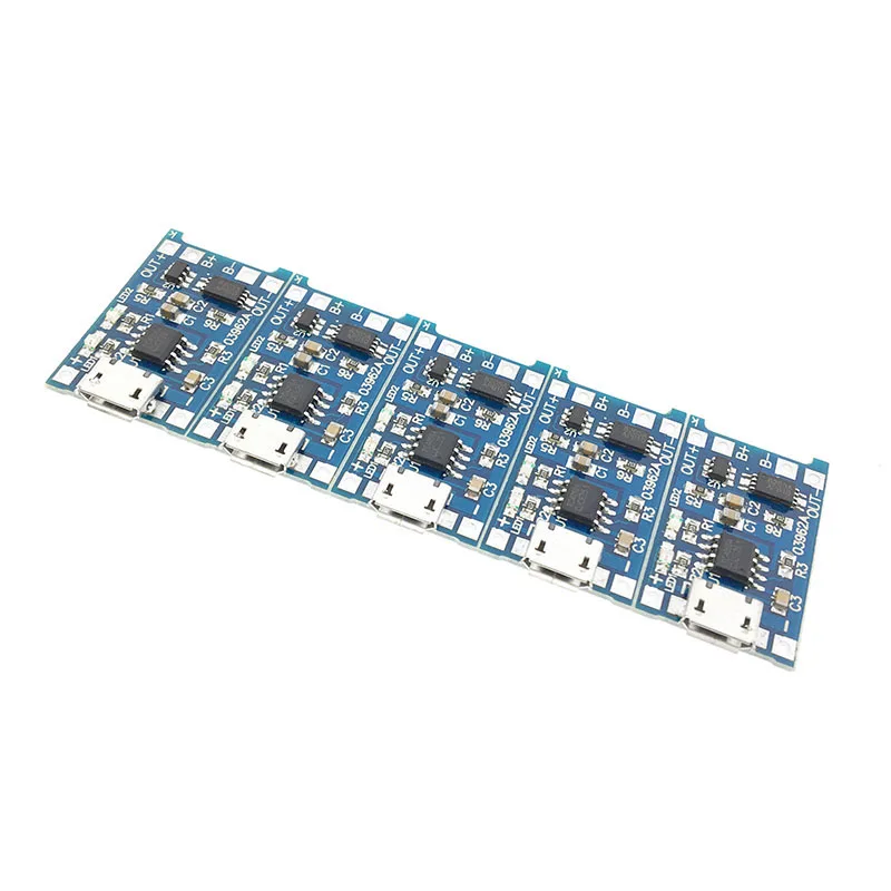Зарядная плата TP4056 TC4056 TC4056A модуль зарядного устройства с Micro USB 18650 5 В 1 а двойной