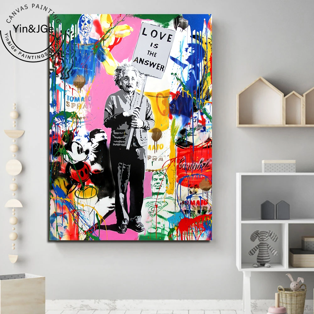 Tribal-Woodland-Animal-Canvas-Art-Painting-Tiger-Fox-Nursery-Posters-Prints-