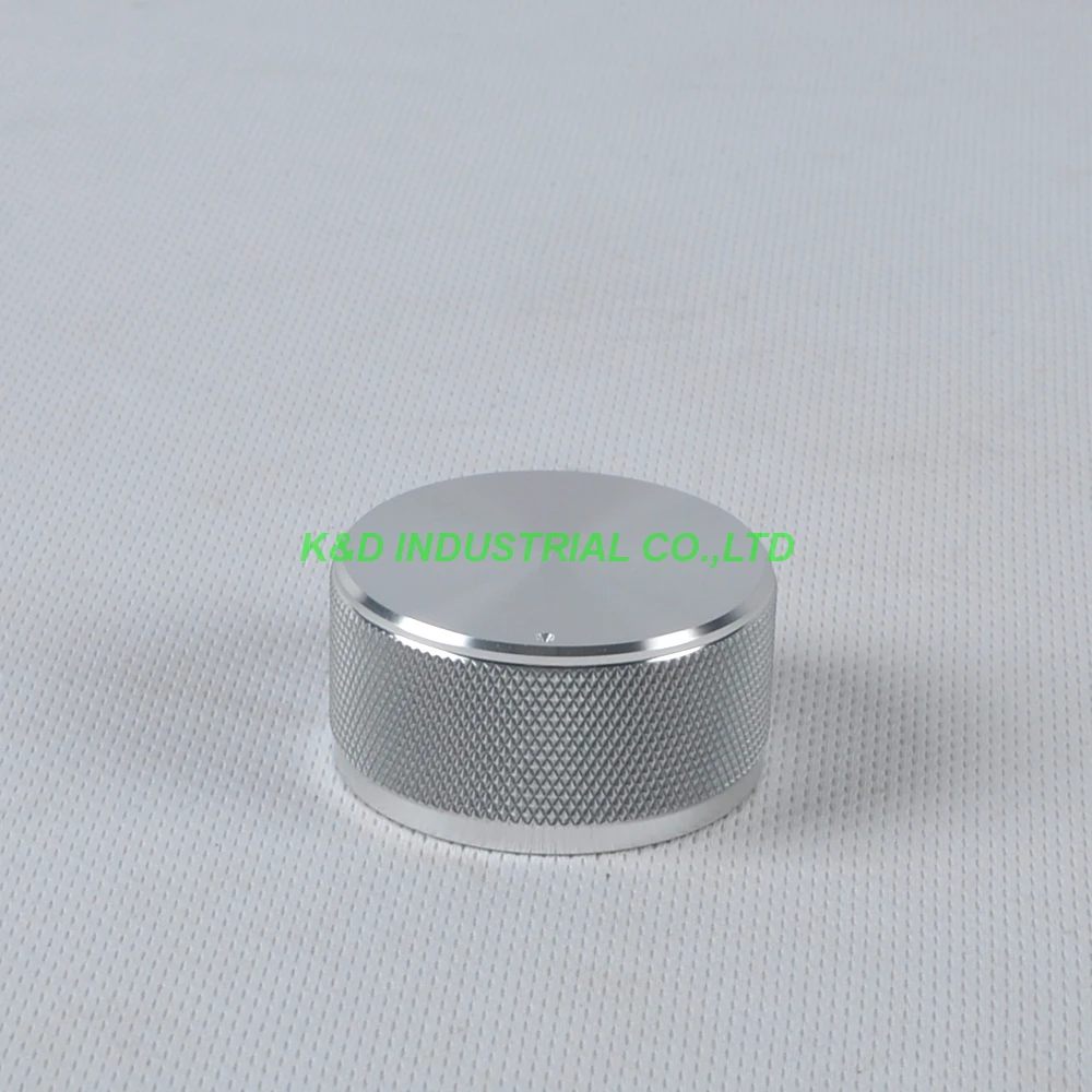 

1pc 44x22mm Sliver Aluminum Vintage Control Knurled knob for Guitar Amplifier Parts