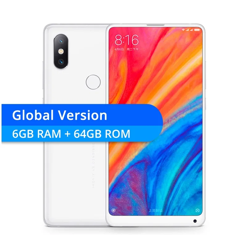 Франция со склада Xiaomi Mix 2 S глобальная версия 6 Гб 64 Восьмиядерный мобильный