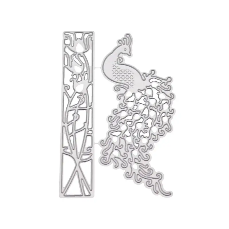 

Peacock Metal Cutting Dies Stencil DIY Scrapbooking Photo Album Stamp Paper Card Embossing Craft Decor Art Handmade