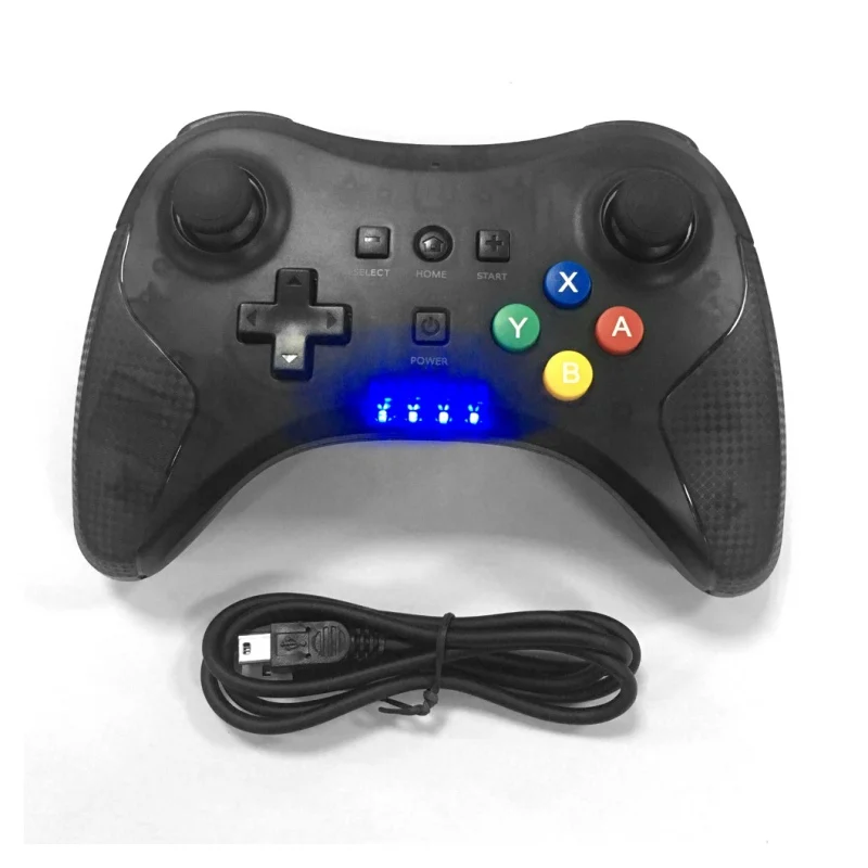 Игровой контроллер беспроводной Bluetooth Джойстик Нинтендо wii U Pro ручной джойстик пульт дистанционного управления
