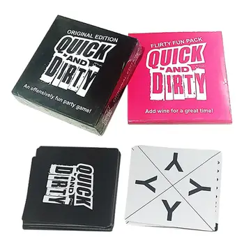 

Fun Party Board Game Card Party Home Game Decoration Wits And Dirty Minds Fast Fun Card Game Entertainment Relax In Stock
