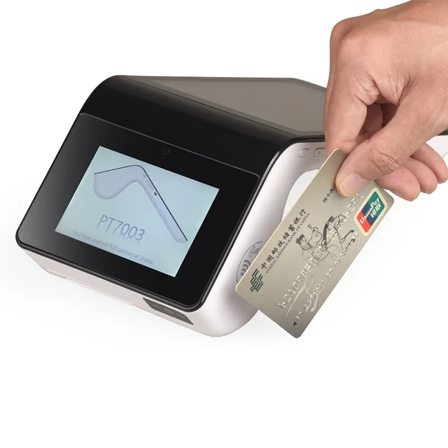 

Handheld android 4G mobile credit card payment pos terminal receipt printer for restaurant pos system