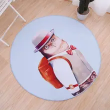 Nody домашний декоративный ковер для детей детской мягкой игровой области круглый ковер для мальчиков гостиная спальня стул мультяшный коврик