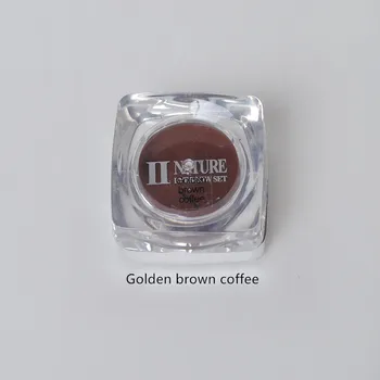 

2pcs golden brown coffee Eyebrow Tattoo Ink PCD Permanent Makeup Pigment Manual Embroidered Eyebrow ink