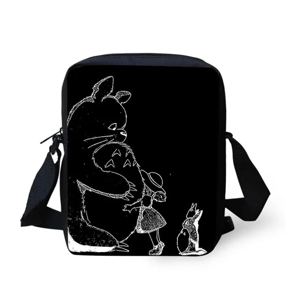 ALP669E Thikin Totoro школьная квадратная курьерская Книга сумка Детский кошелек школьная сумка через плечо сумки для книг для девочек Mochila Infantil - Цвет: ALP669E