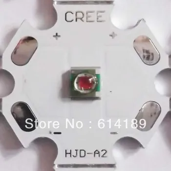

20mm 3W CREE XPE R2 Red Light LED Star (10pcs/lot)