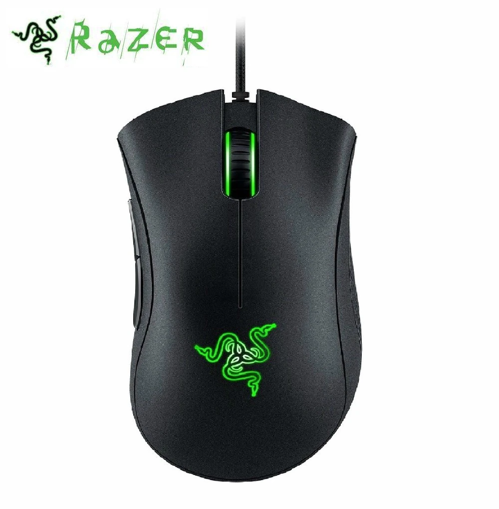 Razer Deathadder цветность 10000/6400/2000 Точек на дюйм синапс игровой коврик для мыши