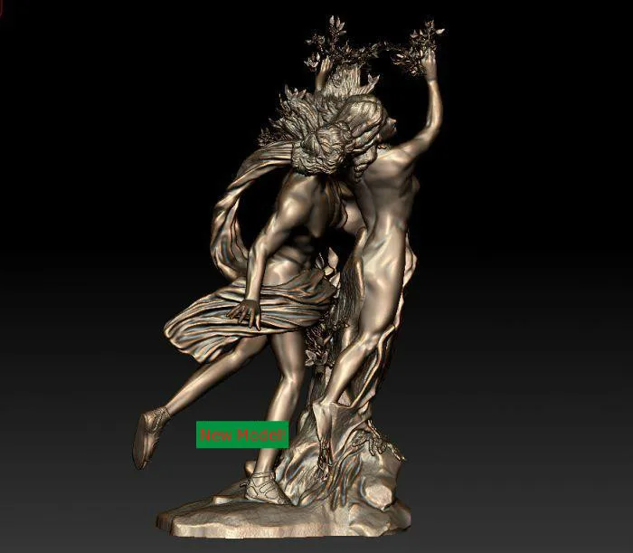 

3D model relief STL models file format Goddess of mercy Apollo and daphne