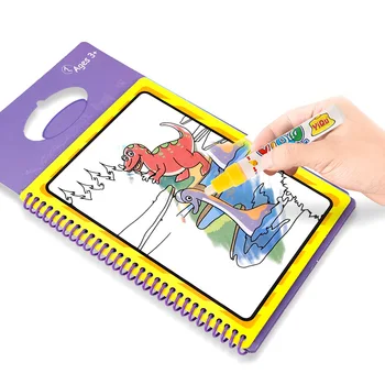 

Magic Water Drawing Book Dinosaur Animal Coloring Note Doodle With Magic Pen Painting Drawing Board Coloring Book For Kids Toys