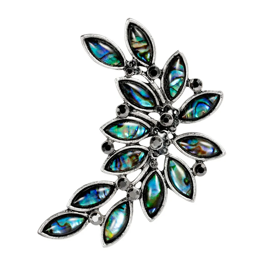 

Trendy Simple Vintage Shell Flowers Brooch Pin for Women Men Fashion Bags Clothes Scarf Corsage Jewelry Accessories Gift
