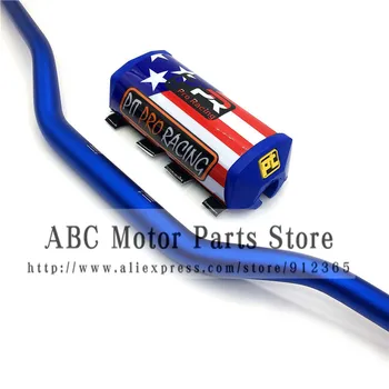 

Pit Pro Racing Motocross Handlebar 1-1/8" Fat Bar With Bar Pads 28.5mm For KTM CRF KLX Dirt Pit Bike Kayo