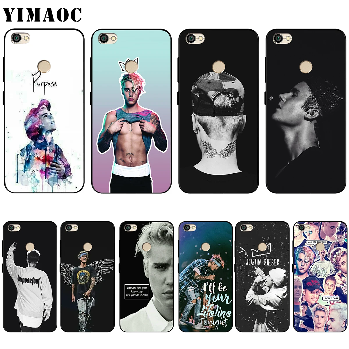 

YIMAOC Justin Bieber Soft Silicone Case for Xiaomi Redmi Note 4 4x 4a 5 5a 6 Pro Prime Plus
