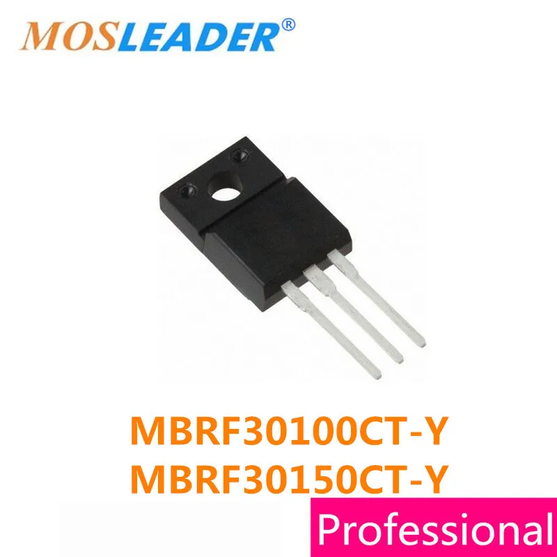 Mosleader MBRF30100CT-Y MBRF30150CT-Y TO220F 50 шт двойной выпрямитель с общим катодом Шоттки высокого