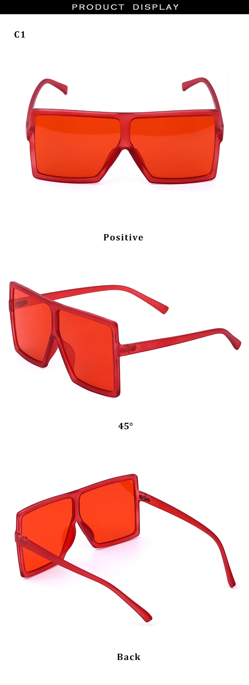 Негабаритные Квадратные Солнцезащитные очки женские новые роскошные брендовые модные плоские красные синие прозрачные стекла, винтажные мужские градиентные Оттенки UV400