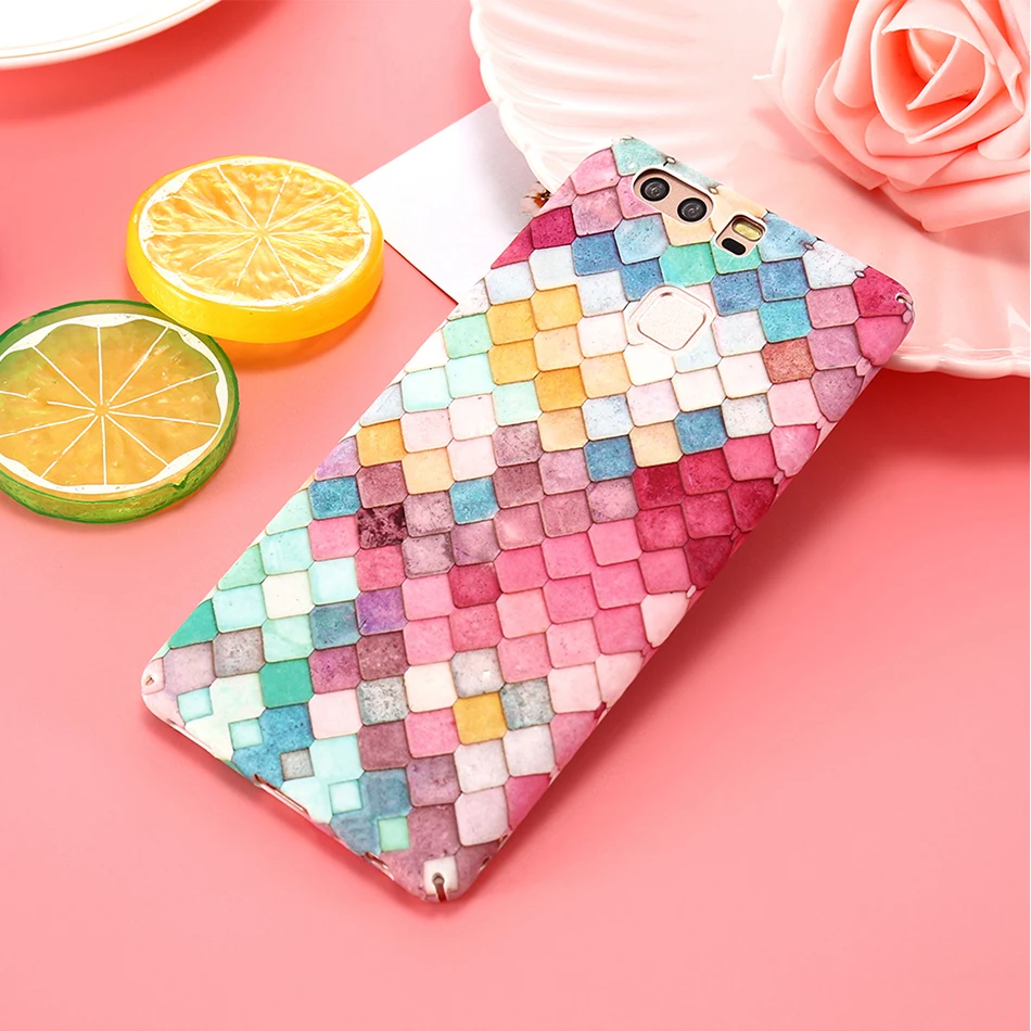 KISSCASE Mermaid 3D Colorful Scales Case For Samsung Galaxy S7  Edge A3 A5 2017 Hard Cover For Xiaomi Mi5 For Huawei P9 P9 Plus (7)
