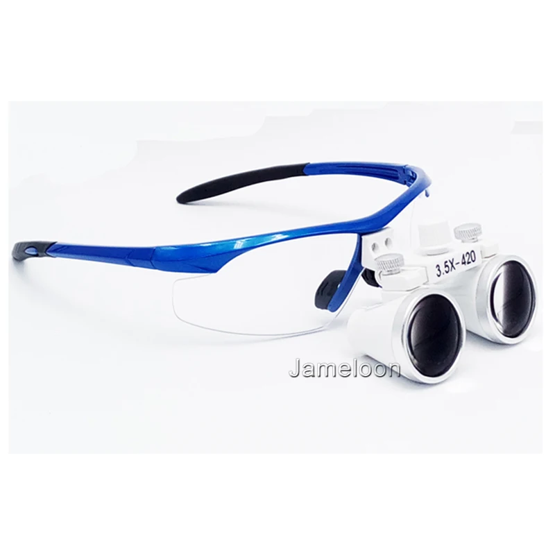 Adjustable 2 Lens Loupe LED Light Headband Magnifier Glass LED Magnifying  Glasses With Lamp 1.5X20x2.5X3.5X4.0X4.5X