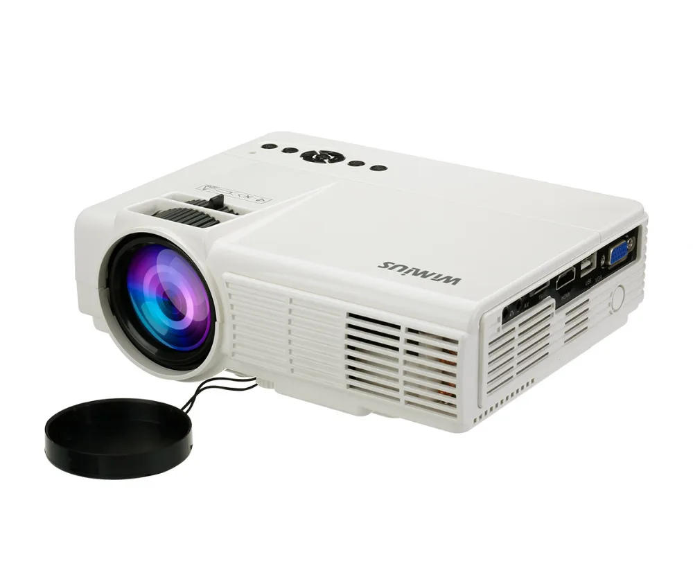 Wimius T3 1200 Lumens Full HD LED font b projector b font Protable Mini Small Home