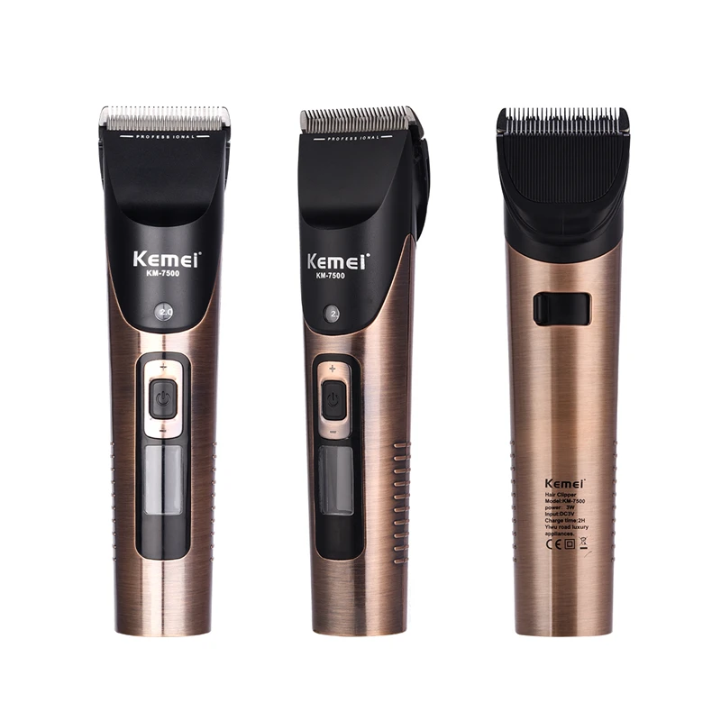 Professional Electric Hair Clipper Rechargeable Low Noise Hair Trimmer