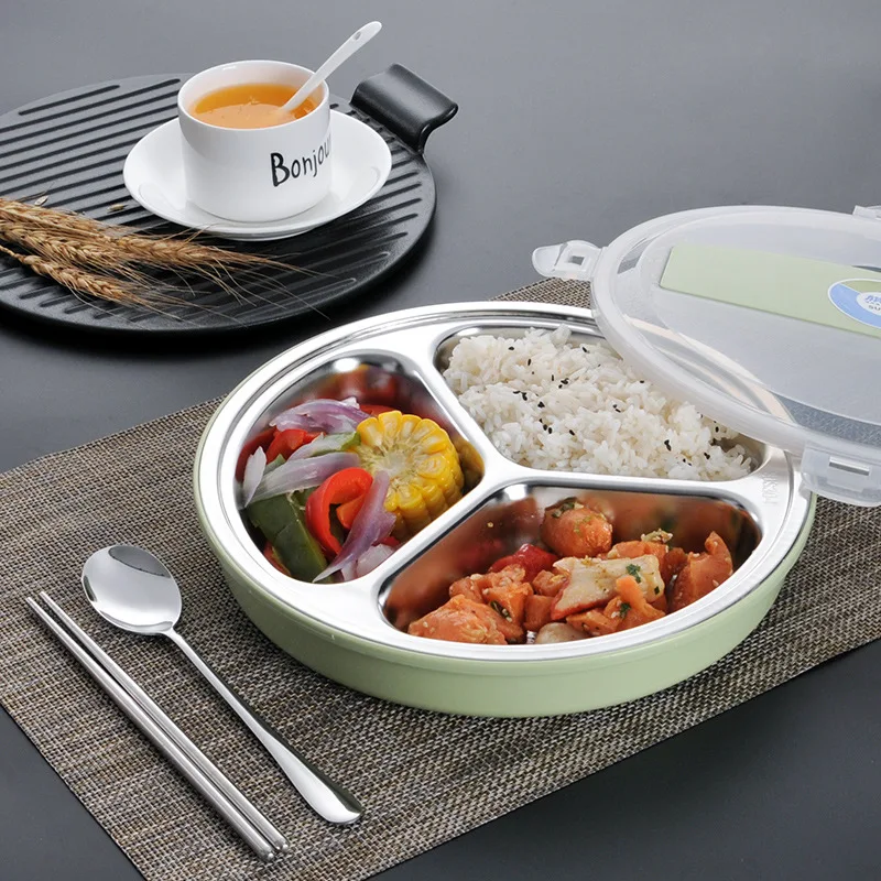 304 Stainless Steel School Lunch Box Thermos Food High Quality Lunch