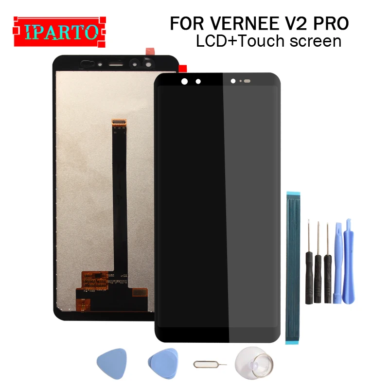 

5.99 inch VERNEE V2 PRO LCD Display+Touch Screen Digitizer Assembly 100% Original New LCD+Touch Digitizer for V2 PRO+Tools