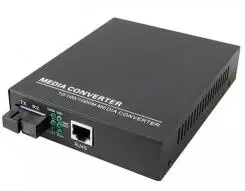

Fiber Optical Media Converter, 1 port Gigabit Media converter/Single mode Single fiber 20KM, SC port,AC220V Internal Power suppl