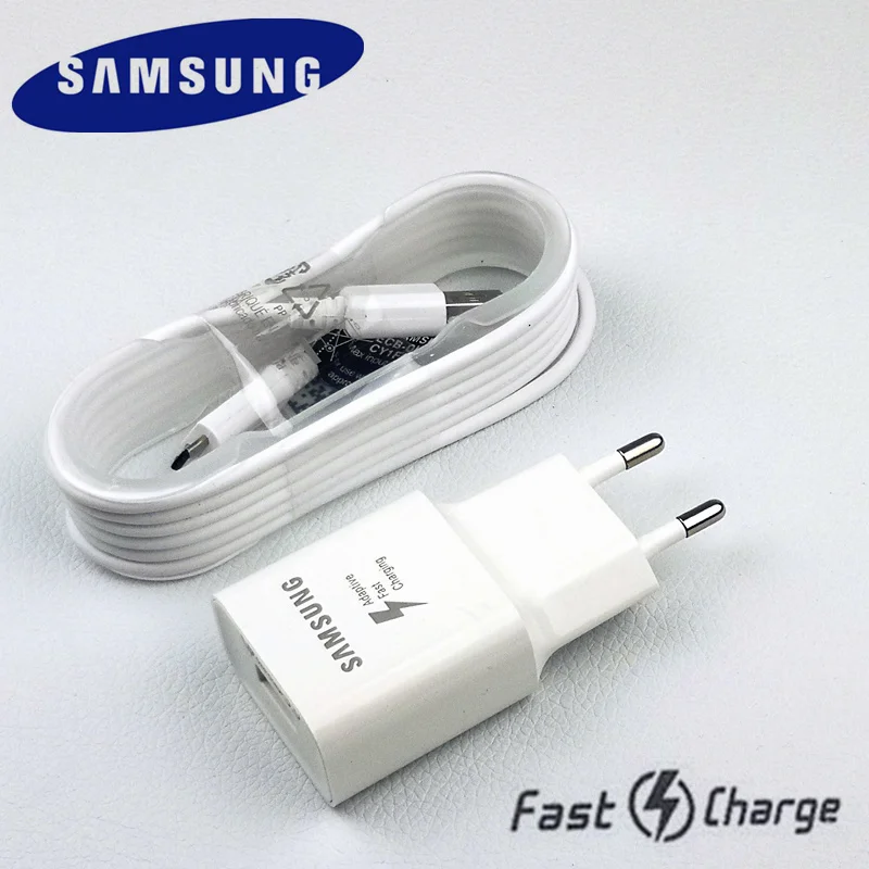 

Samsung Galaxy Usb Charger Original Adaptive fast charge Travel adapter For a8 a6 2017 a5 Note 4 5 J5 J7 S6 S7 edge