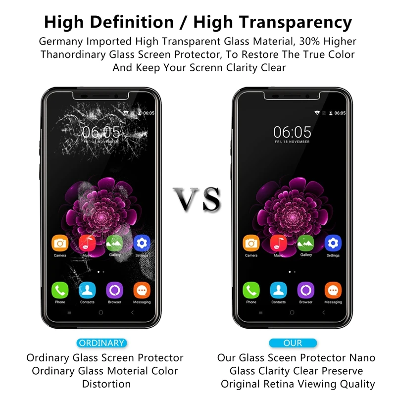 2.5D 0 26 мм 9H Премиум Закаленное стекло для oukitel U20 и Plus Защитная пленка Plus|tempered