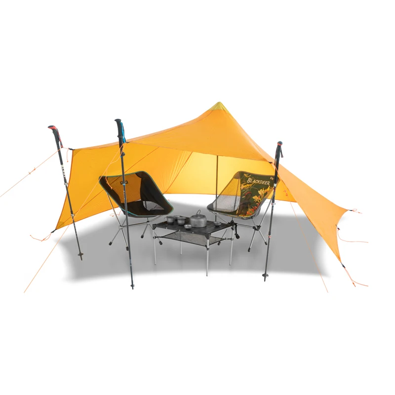 520G TrailStar Палатка Сверхлегкий 1-2 человек открытый 15D нейлона стороны Силиконовое Пирамида укрытие палатка 3 сезона Пеший Туризм